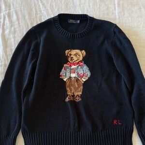 Polo Ralph Lauren western bear sweater size large